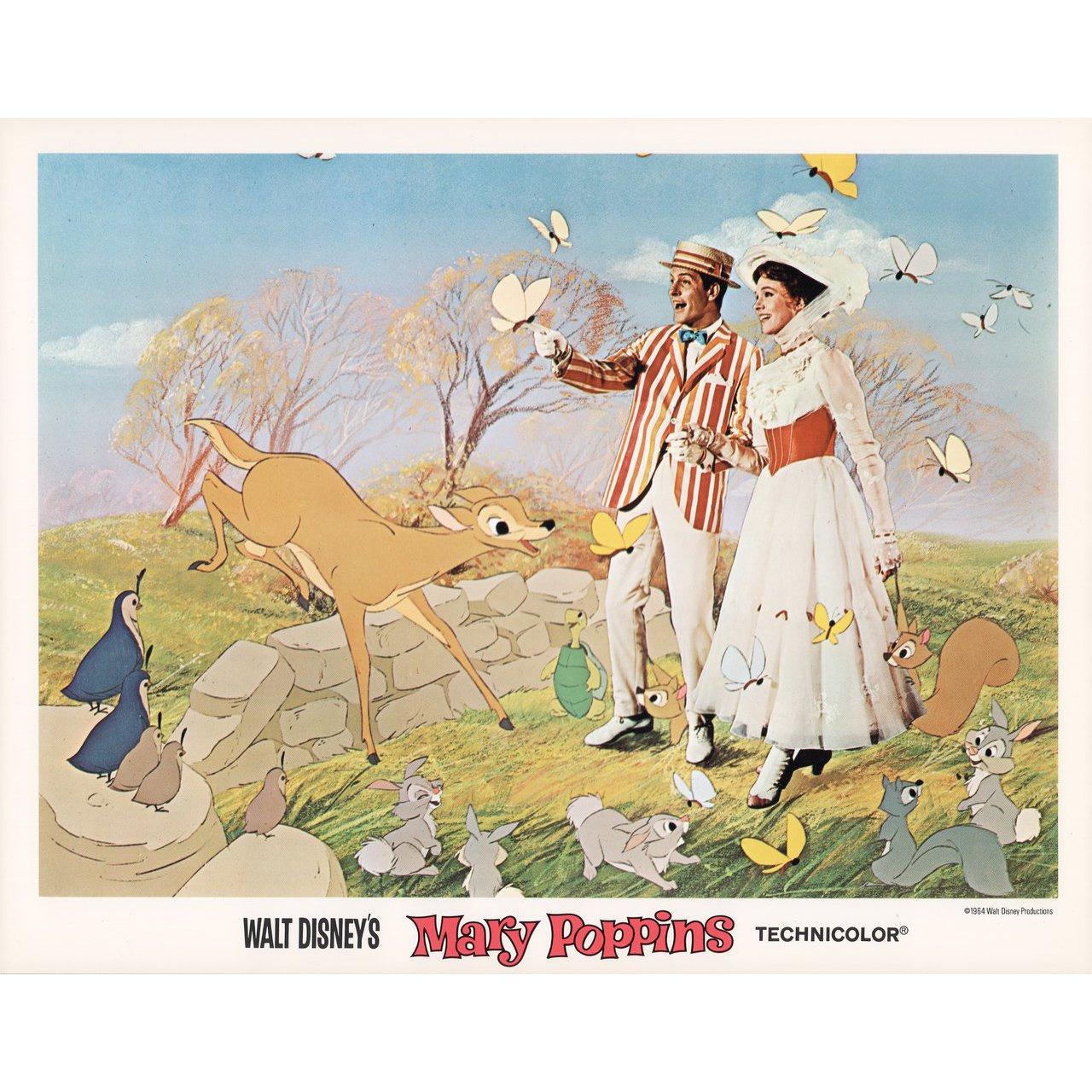 Mid-20th Century Mary Poppins 1964 U.S. Lobby Card Set