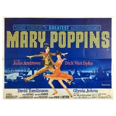 Vintage Mary Poppins, Unframed Poster, 1964