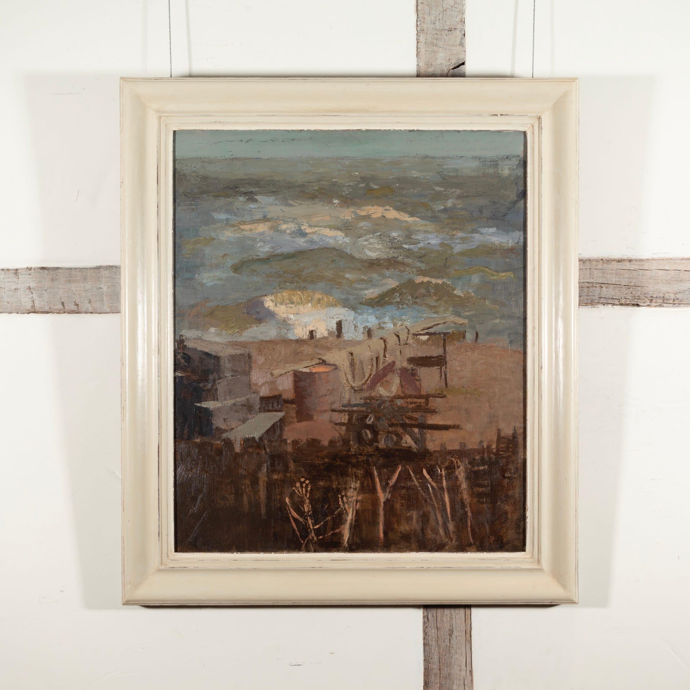 Eine raue See, Aldeburgh, Öl auf Leinwand Gemälde von Mary Potter, 1958 ca. im Angebot 1