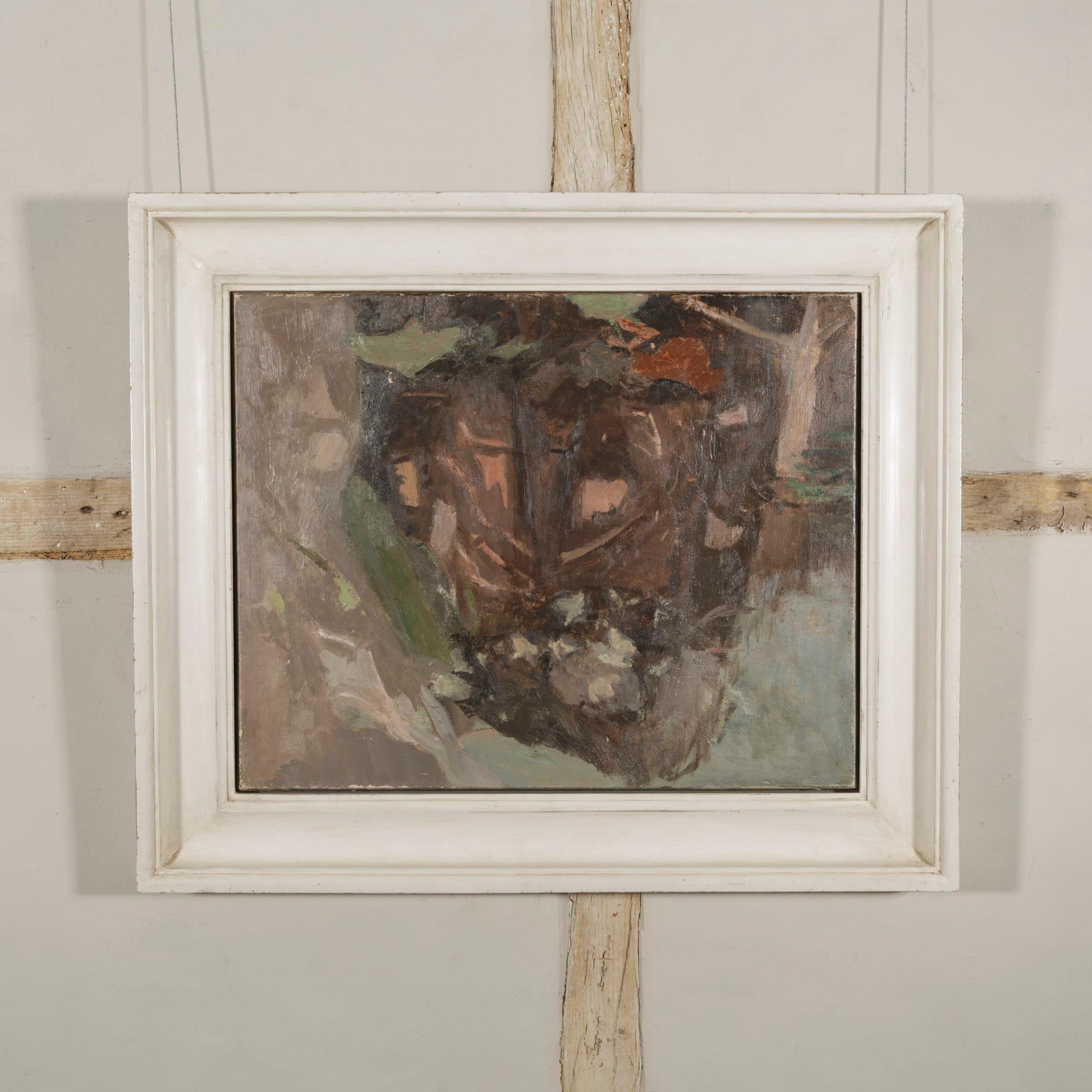 Reflections II (Light Through Leaves), Öl auf Leinwand Gemälde, 1965-69 ca.

Zusätzliche Informationen:
Medium: Öl auf Leinwand
16 1/8 x 20 in
41 x 51 cm

Mary Potter lebte auf dem Gelände des Red House, dem Wohnsitz von Benjamin Britten und Peter