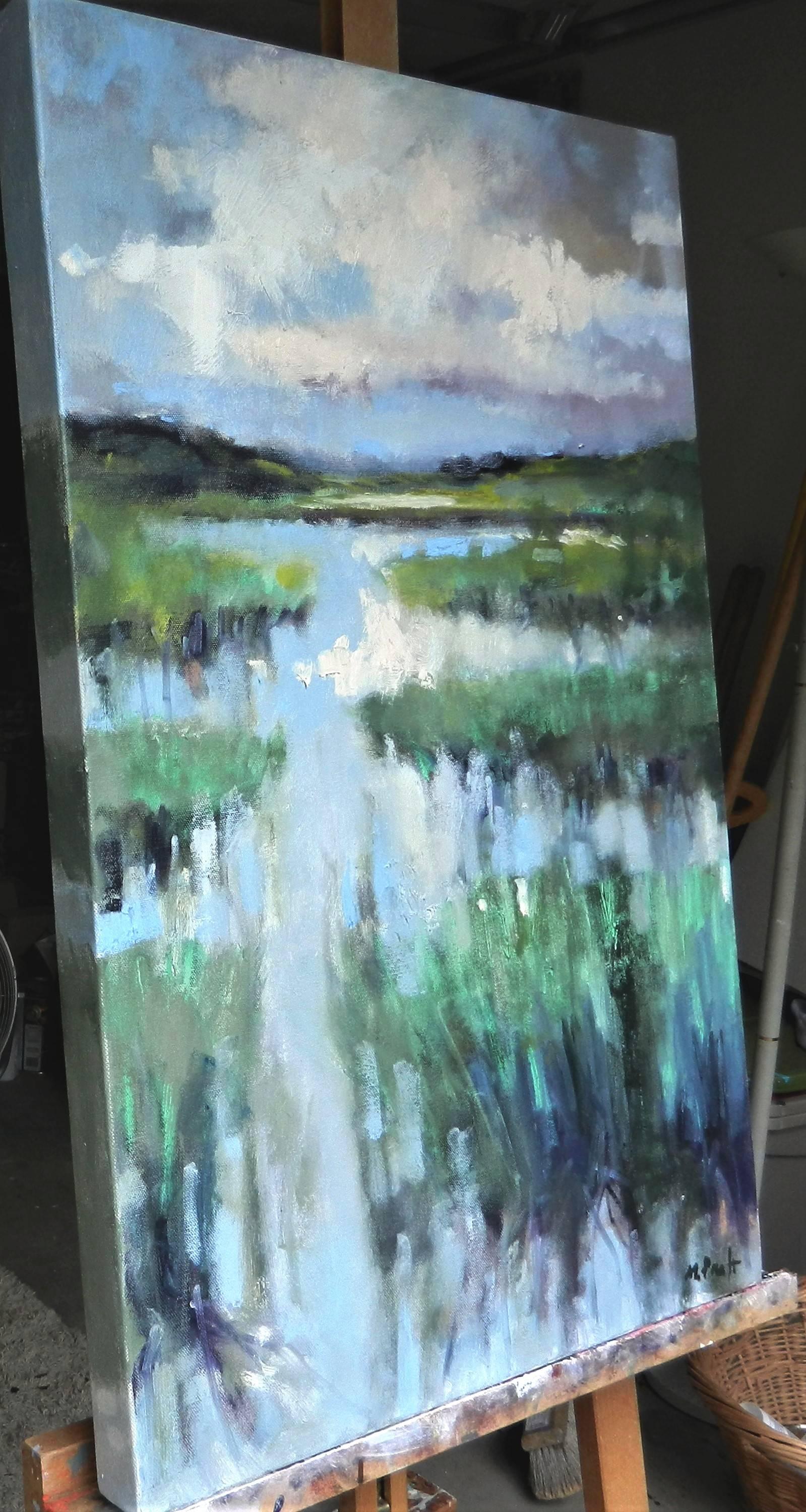 Bright Marsh - Painting by Mary Pratt