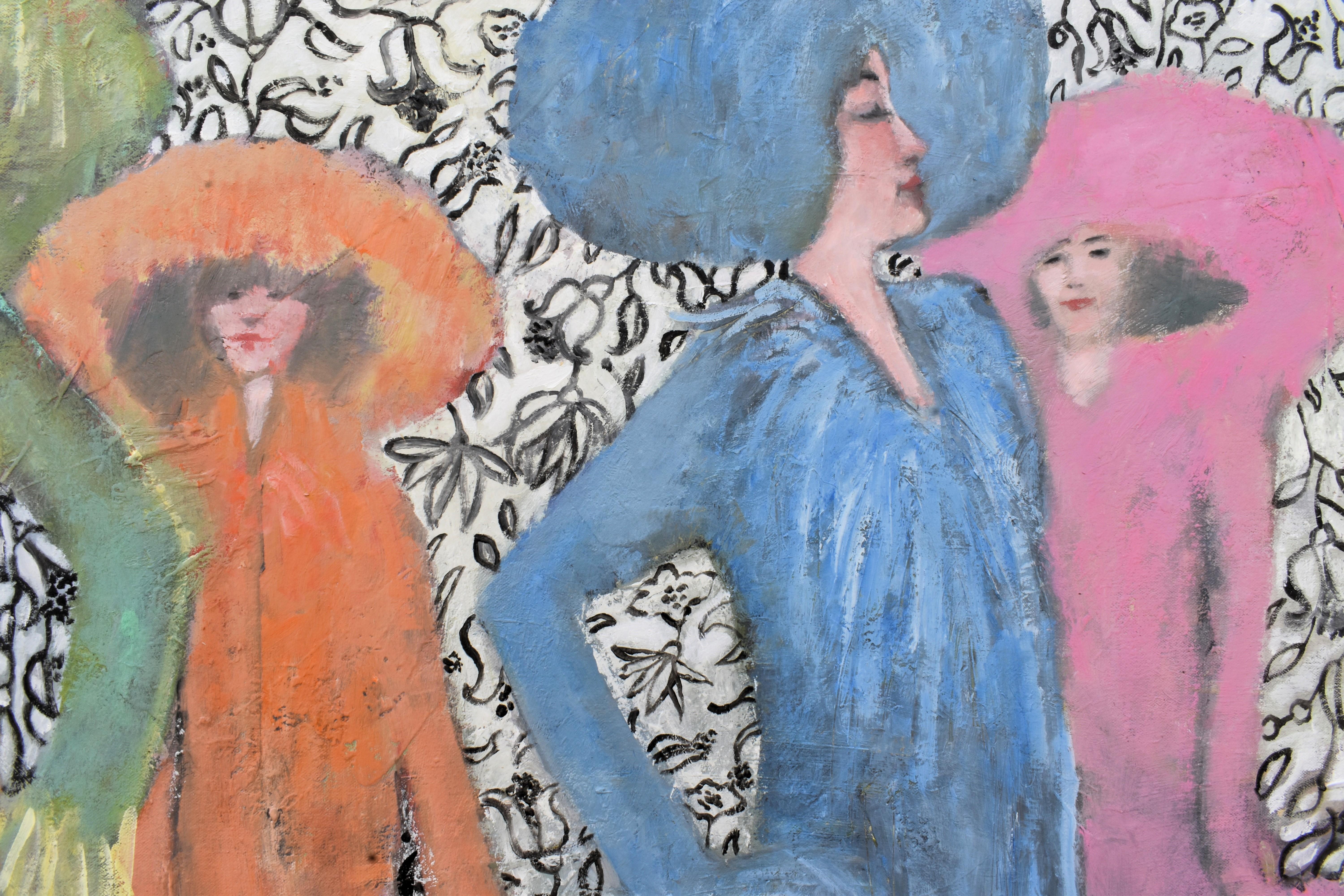 Color Glamour, Pintura al óleo - Figurative Painting Marrón de Mary Pratt