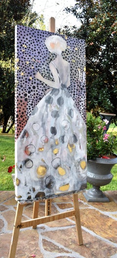 Gepunktet, Ölgemälde