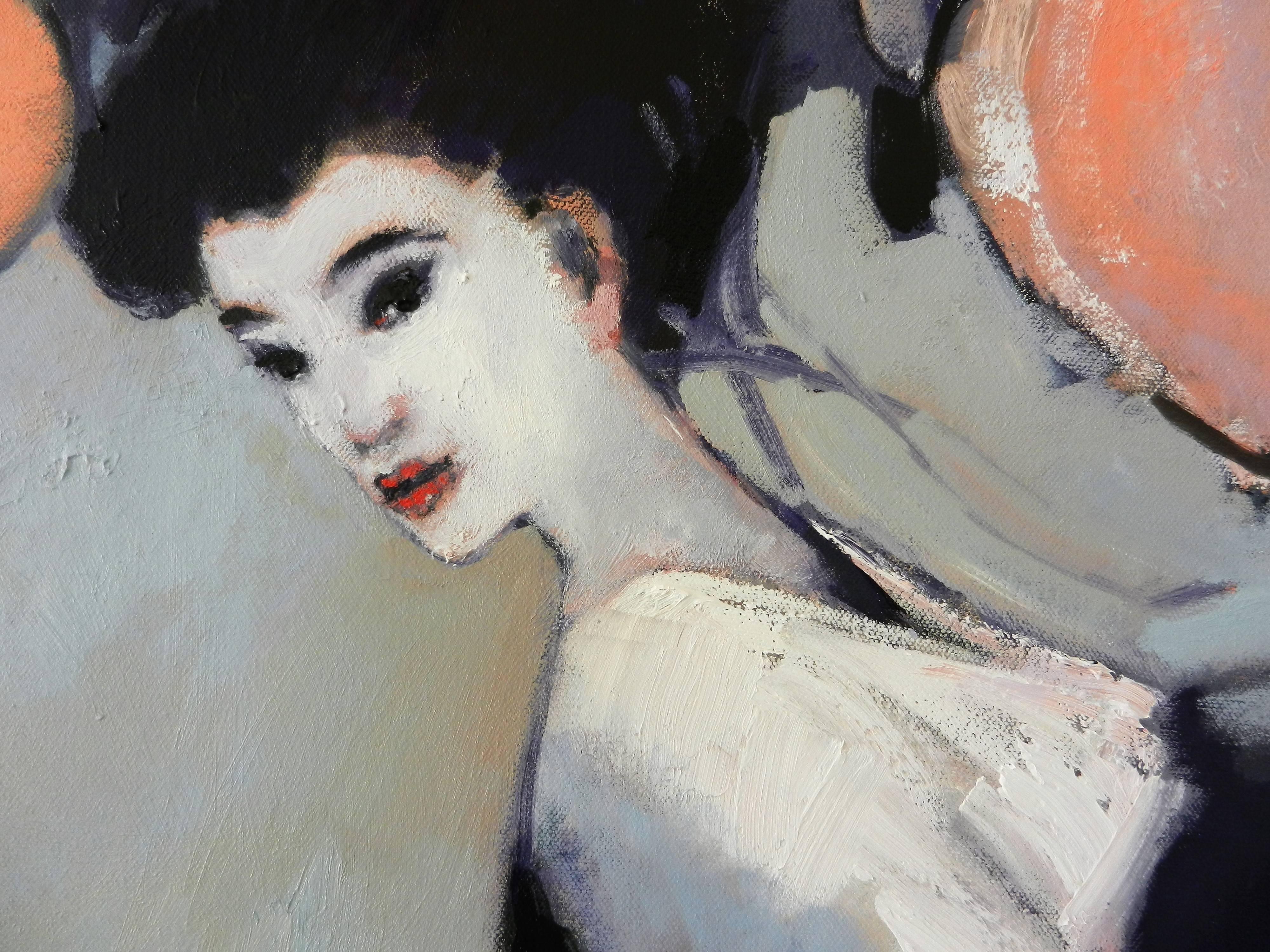 Geisha Tradition - Impressionist Painting by Mary Pratt