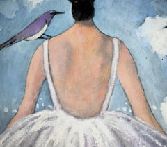 Head in the Clouds, Oil Painting