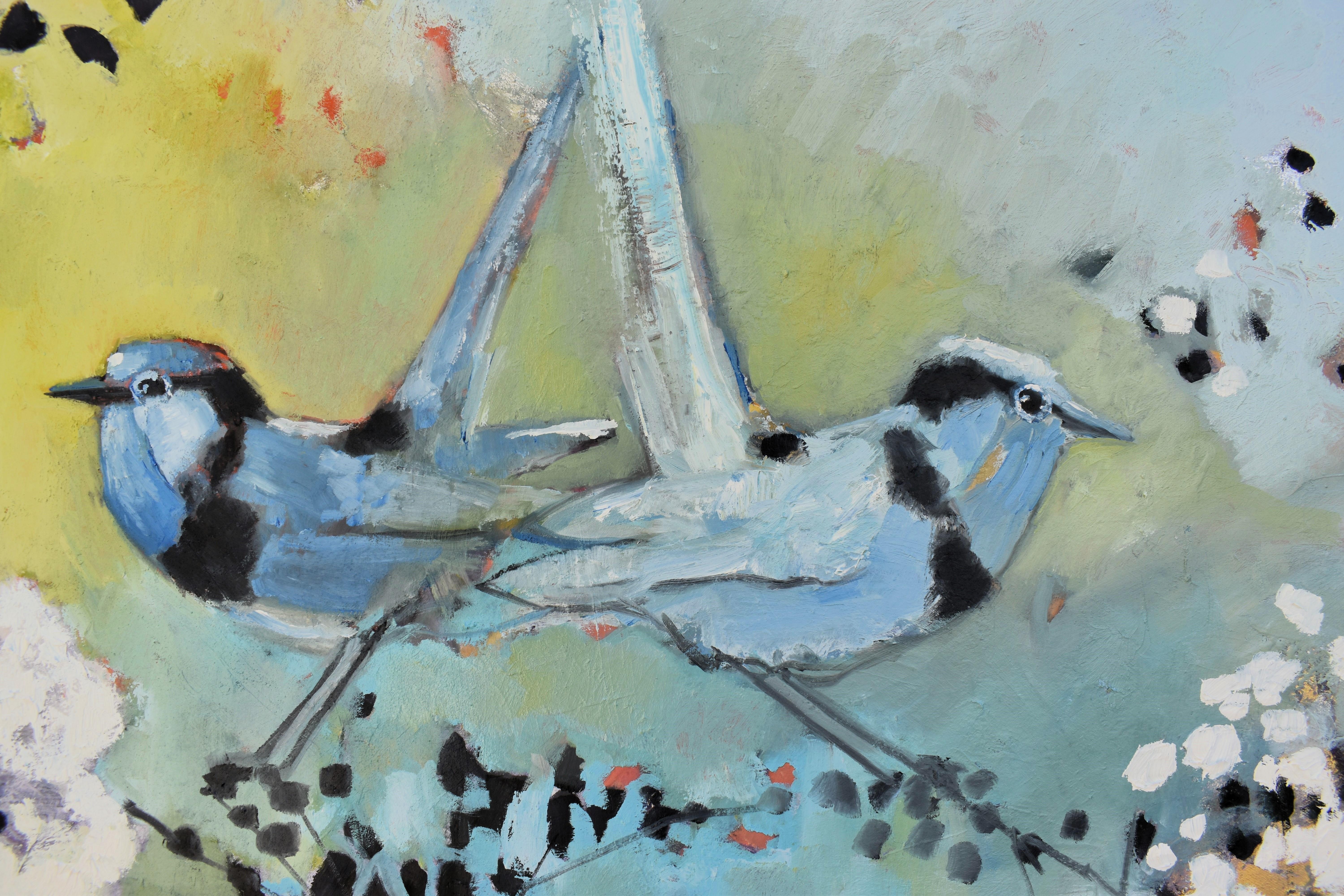 Te tengo a ti, pintura al óleo - Animal Painting Gris de Mary Pratt