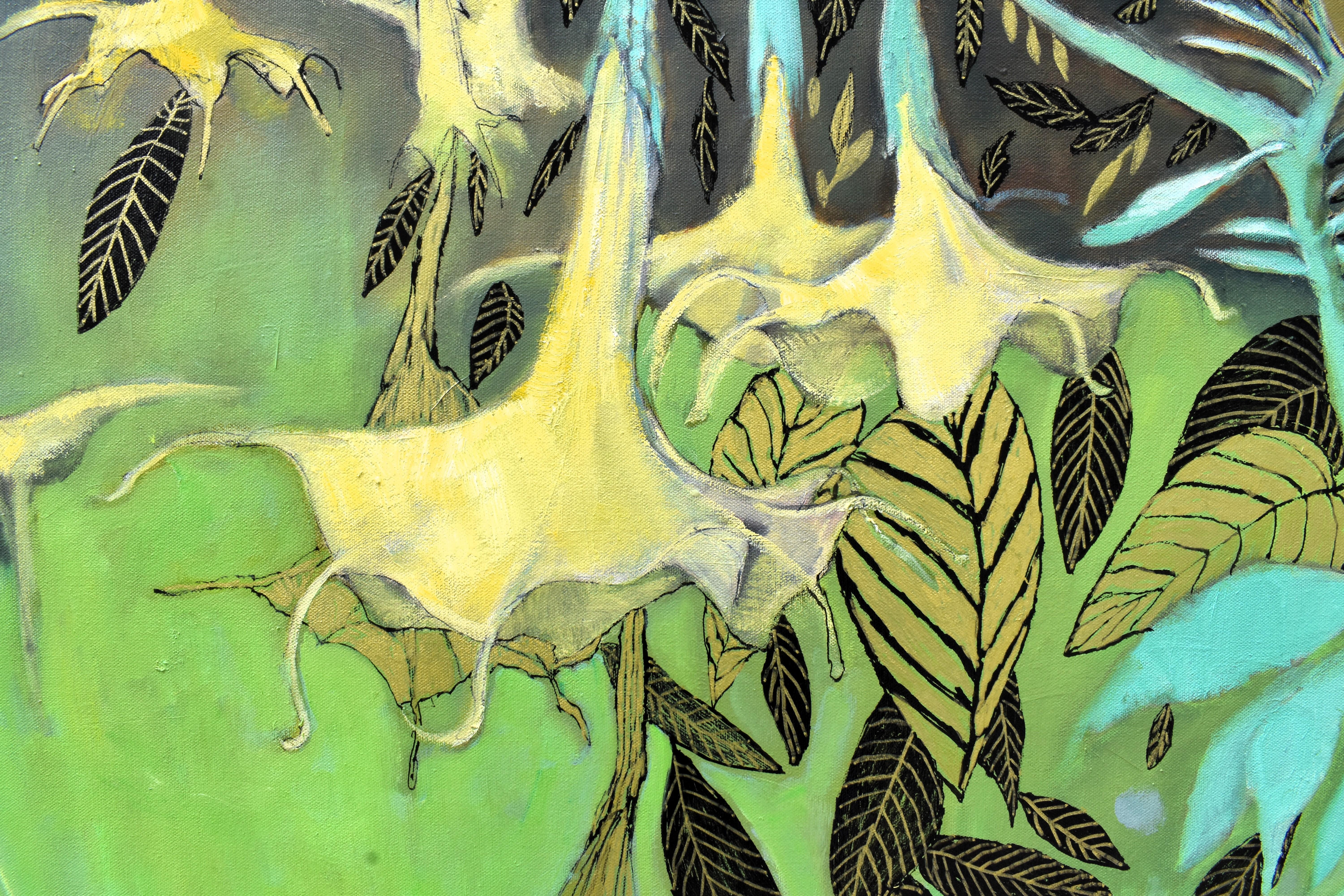 Joyful Yellow, Oil Painting For Sale 1