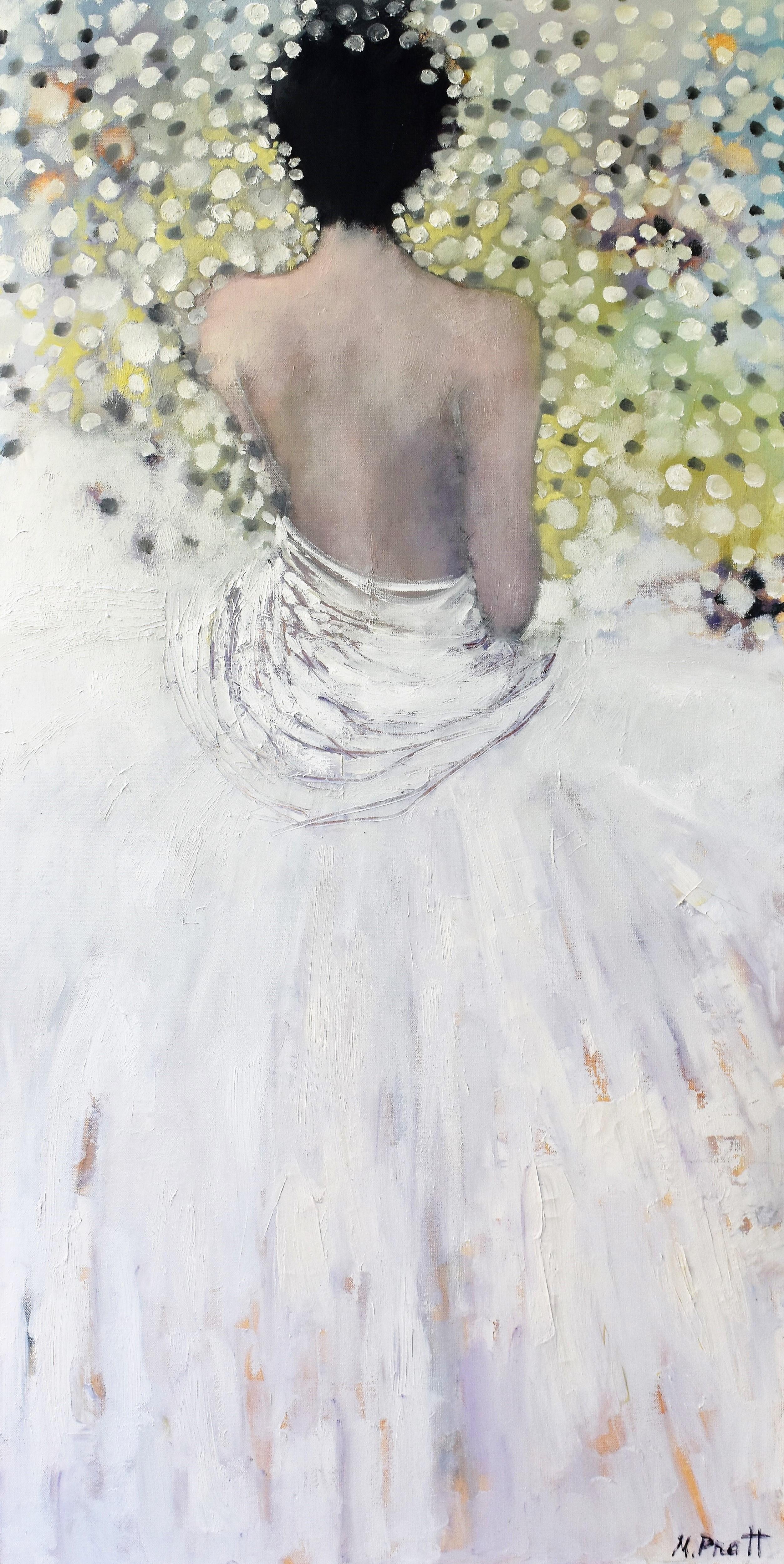 Mary Pratt Figurative Painting - One Must Shimmer, Oil Painting