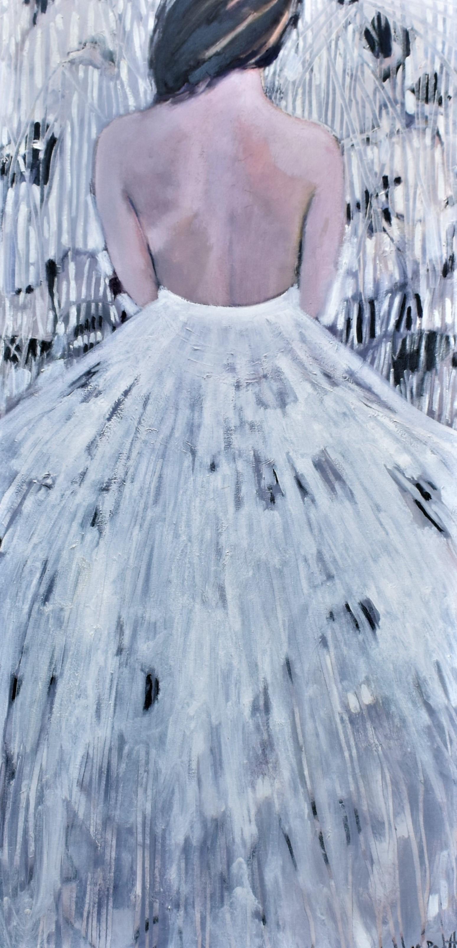 Figurative Painting de Mary Pratt - Patrones en blanco, Pintura al óleo