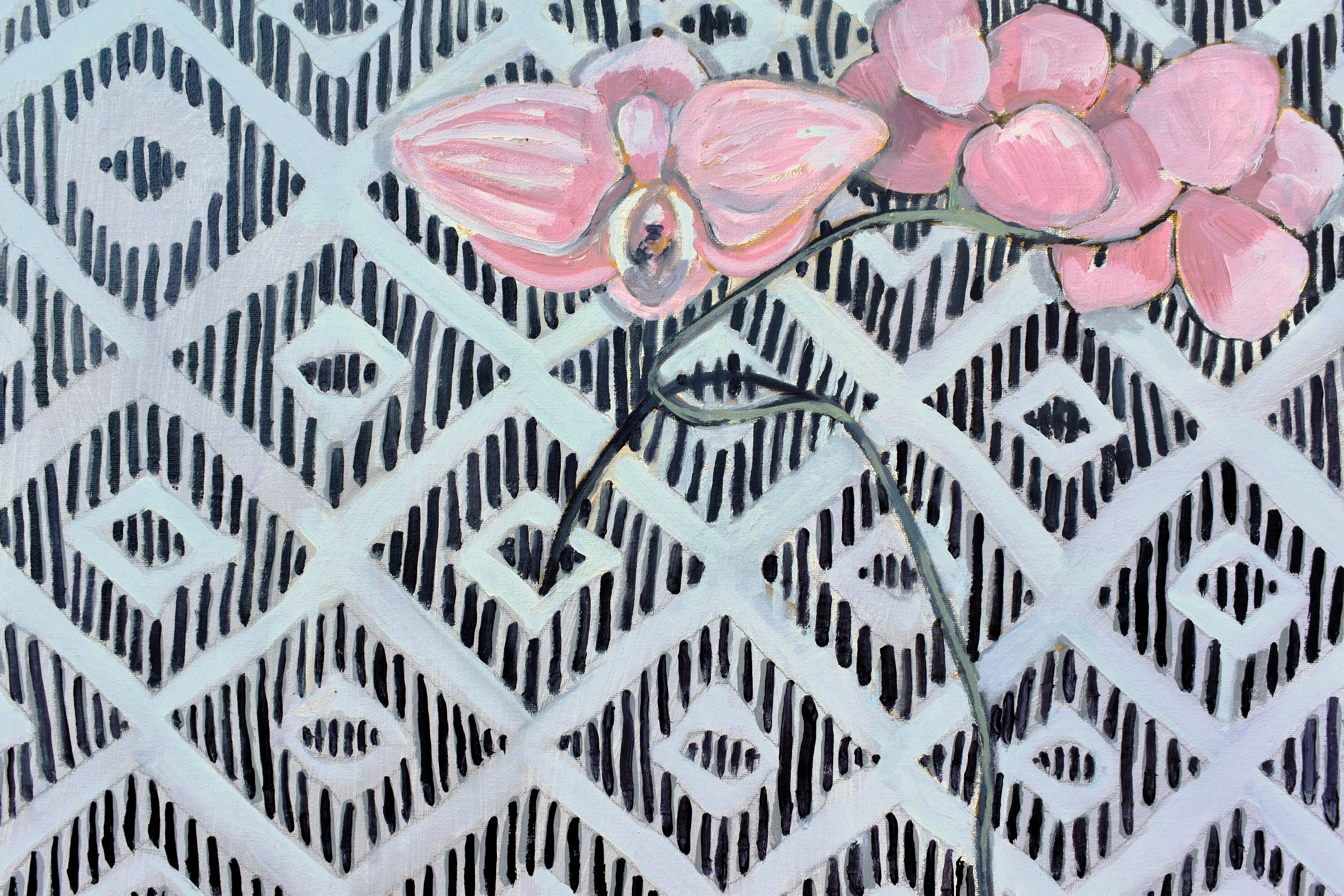 Pink, Oil Painting For Sale 1
