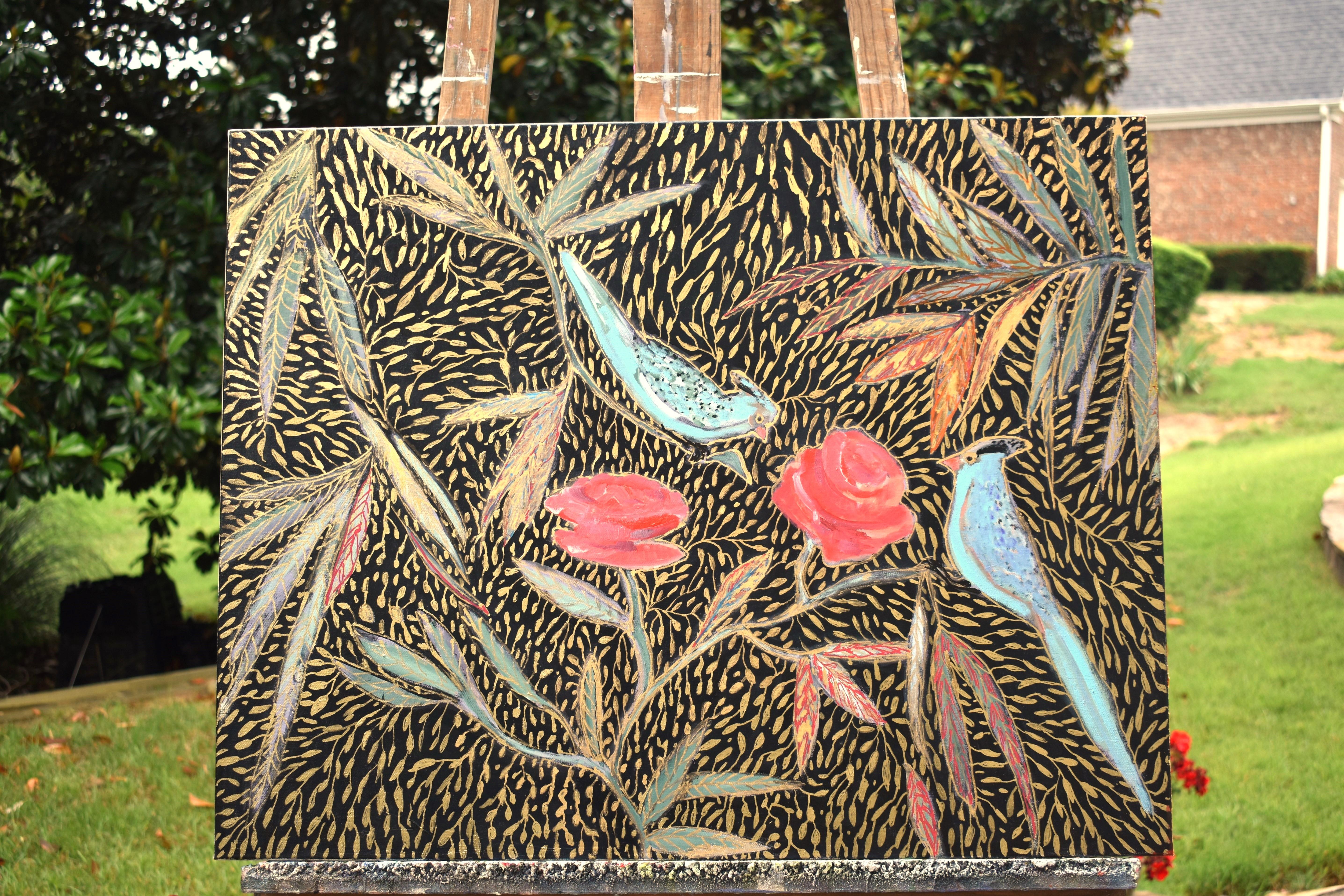 Statik und Gold, Ölgemälde (Zeitgenössisch), Painting, von Mary Pratt