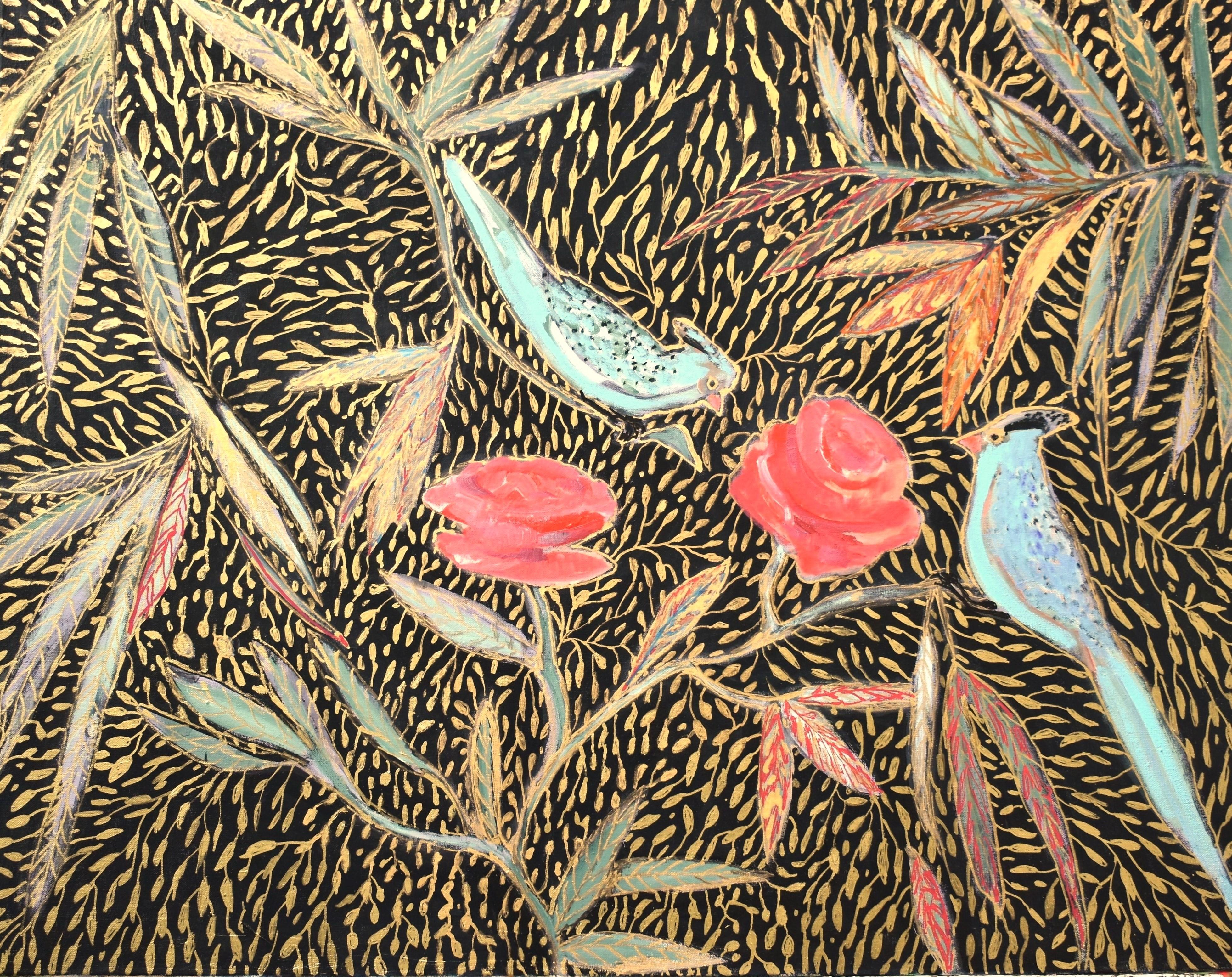 Mary Pratt Still-Life Painting – Statik und Gold, Ölgemälde