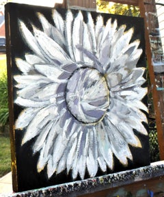 Strawflower, Oil Painting