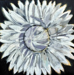 Strawflower, Oil Painting