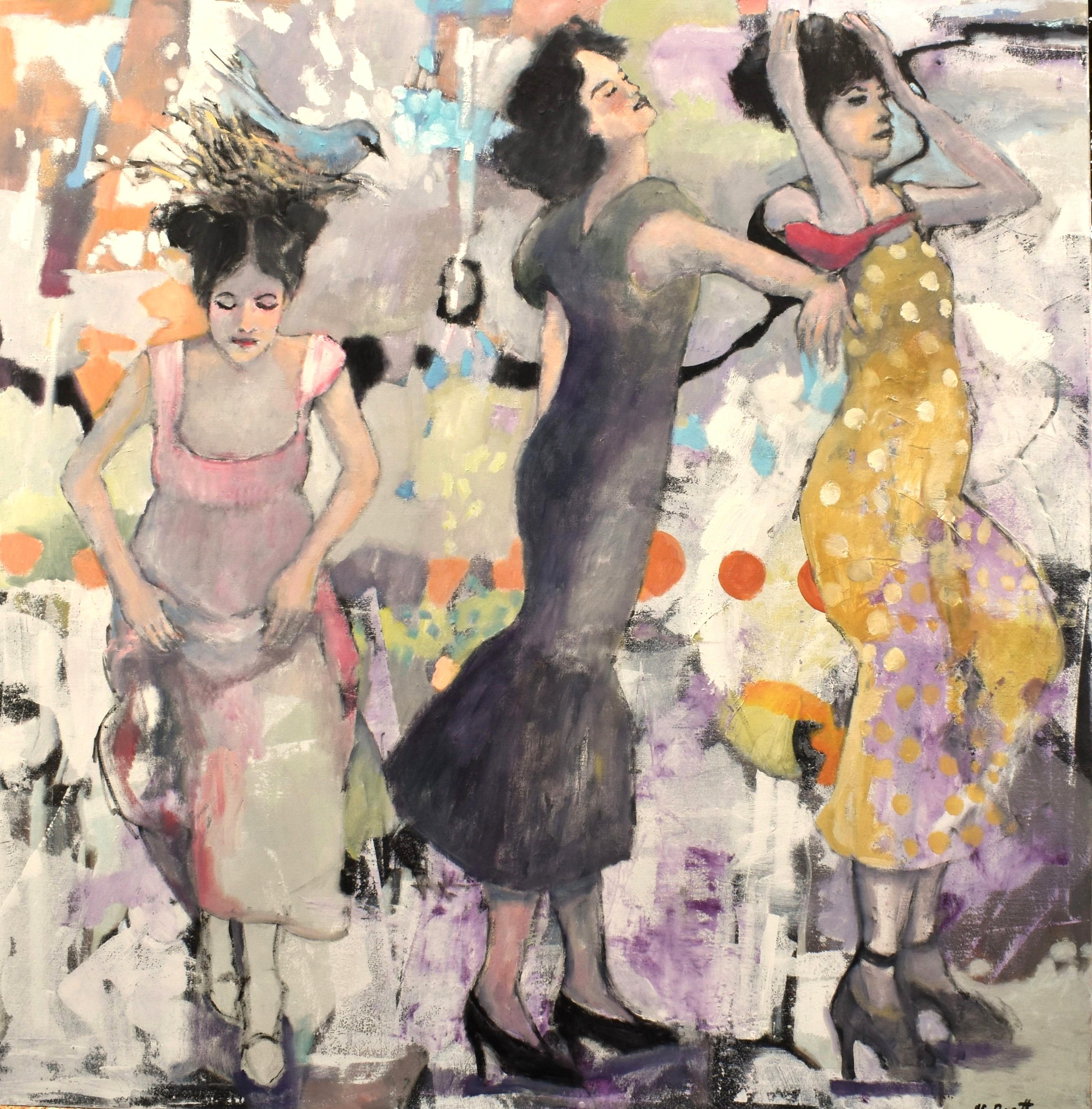 Mary Pratt Portrait Painting - String Theory, Oil Painting