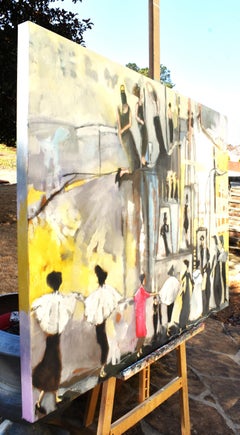 The Intersection of Fellini, Oil Painting