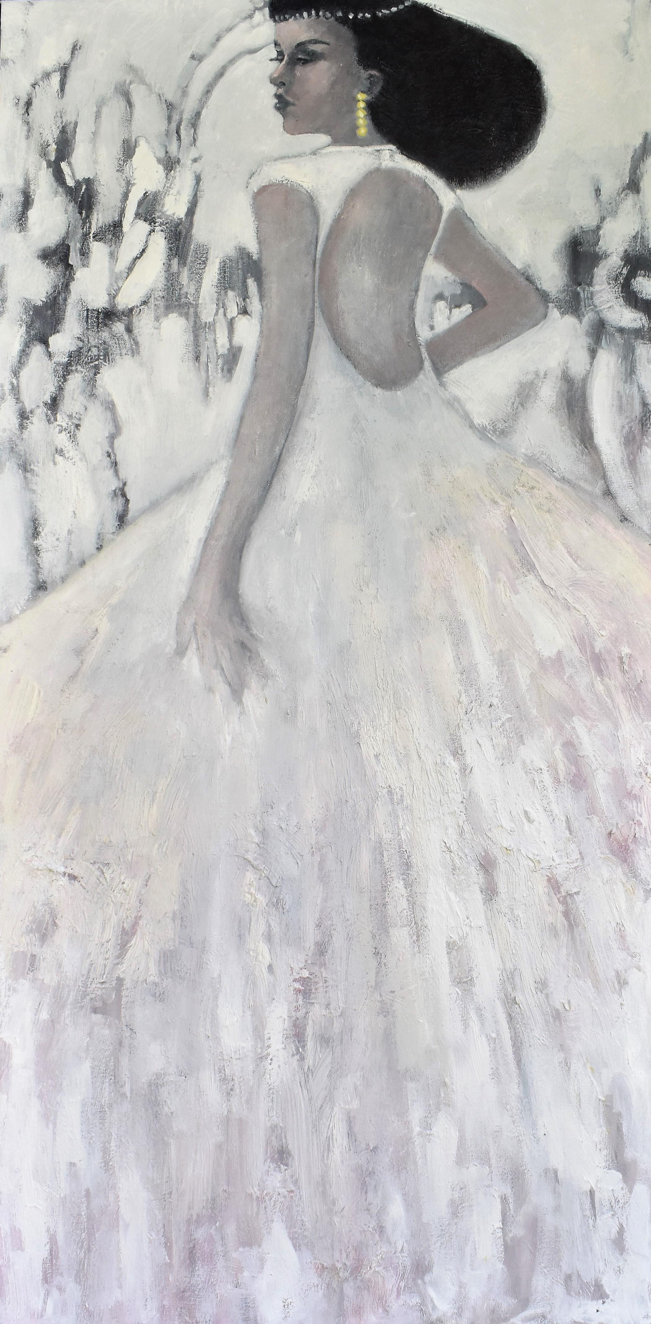 Mary Pratt Figurative Painting - The Queen Of Everything, Oil Painting