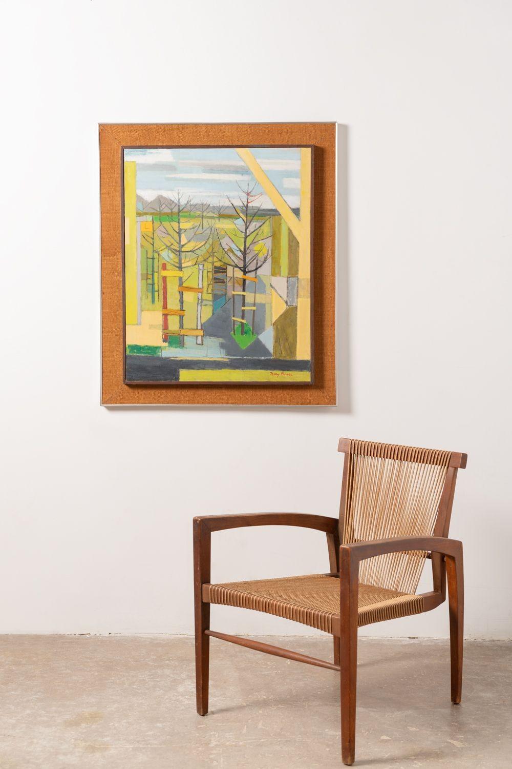 Mary Purser, 1913 - 1986 was an American painter. She is best known for her New Deal-era mural in the Clarksville, Arkansas Post Office. She attended the Art Institute of Chicago, earned a B.A. from the University of Mississippi and an MFA from the