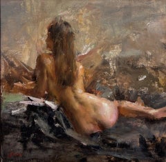 "Maria" (2014) di Mary Qian, ritratto originale di nudo femminile