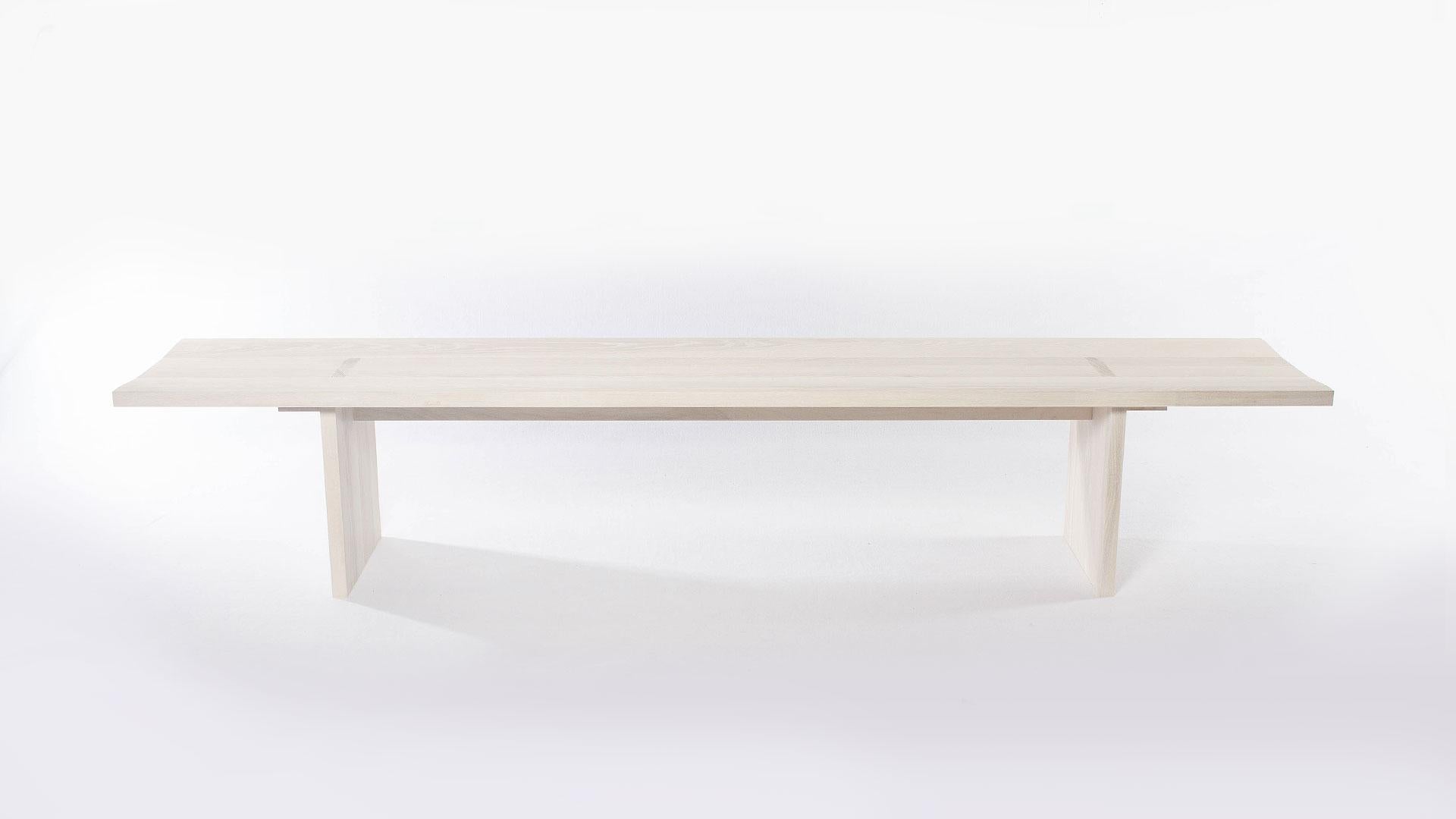 Joinery Handcrafted Solid White Ash Himes Bench 60