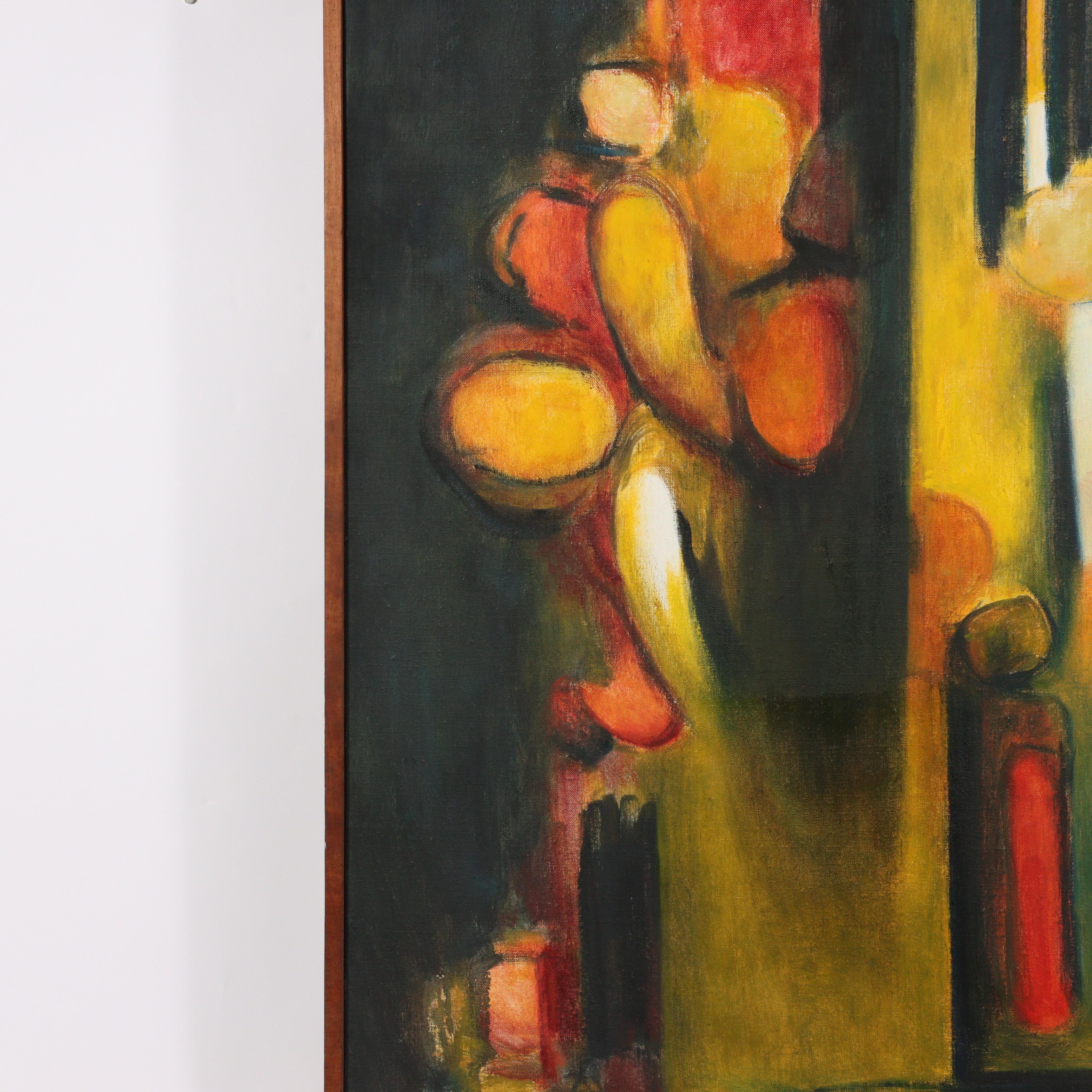 Saturn unter den Fischen – Painting von Mary Ray Gehr