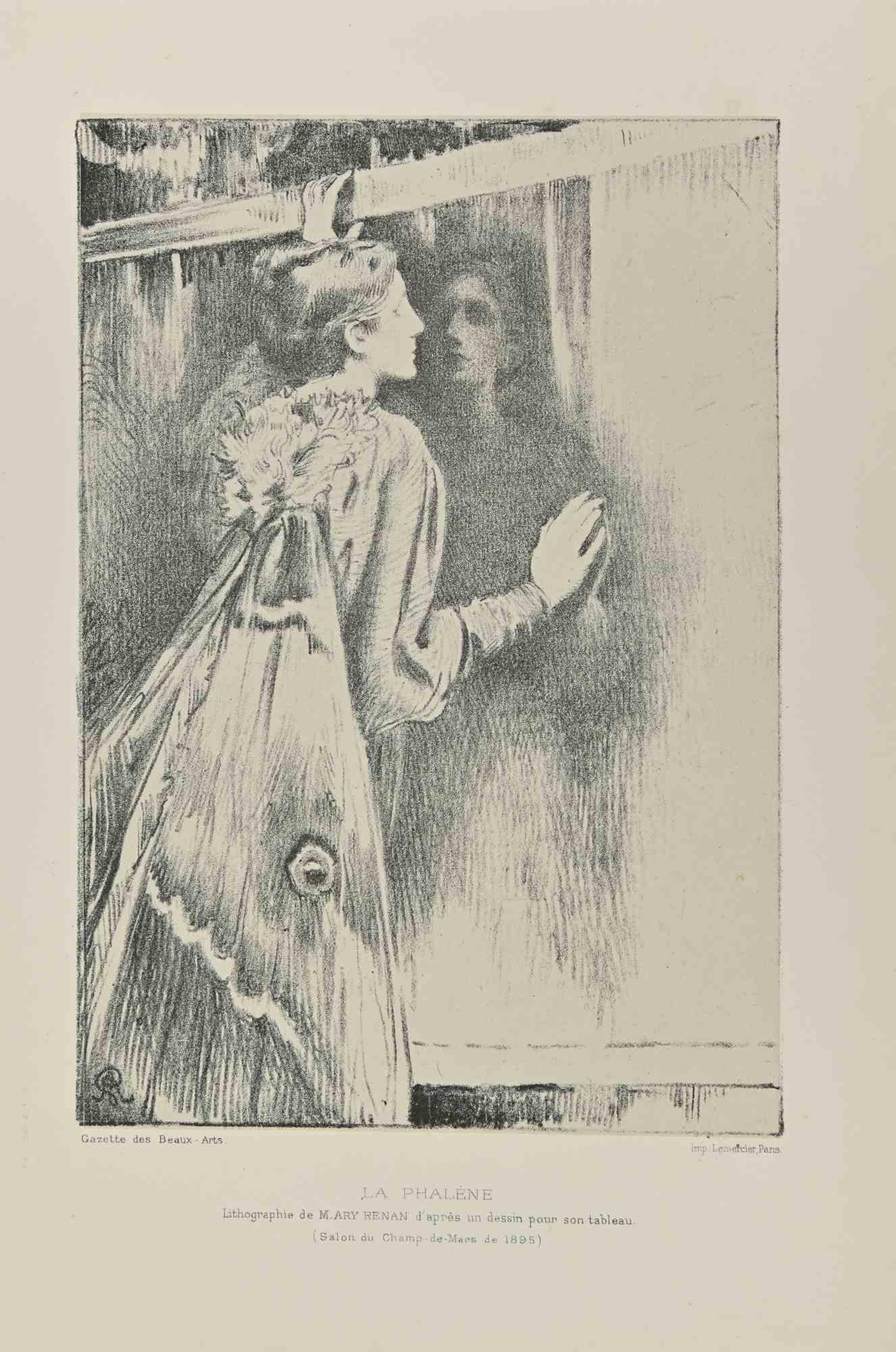 La Phalane es un grabado realizado por Mary Renan en 1895.

Litografía sobre papel.

Estampado en la placa de la parte inferior.

Buen estado, con leves borrones.