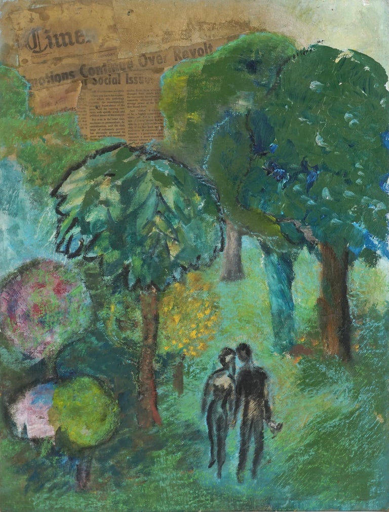 Mary Rudge - Abstract Expressionist -- Figurative Walk in Golden Gate ...