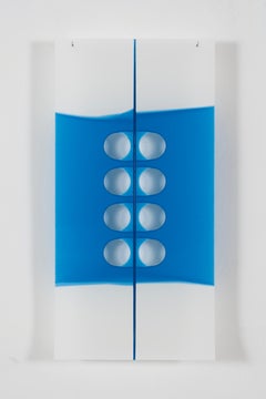 Mary Schiliro, Cat's Cradle 7, 2006, acylic on Mylar, 36 x 18 inches, Abstract
