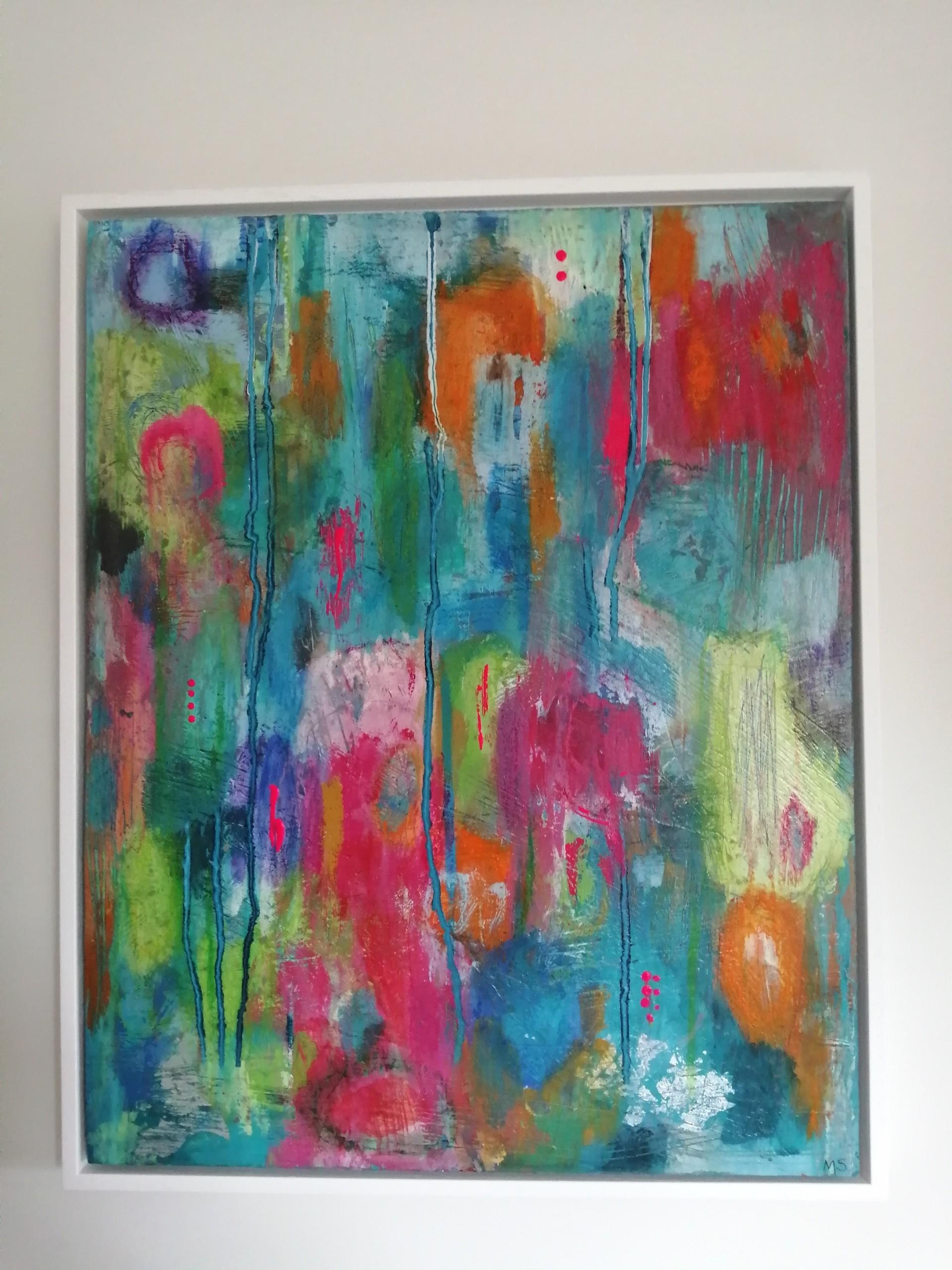 Oscillation III by Mary Scott, Original painting, Contemporary art, abstract art For Sale 1