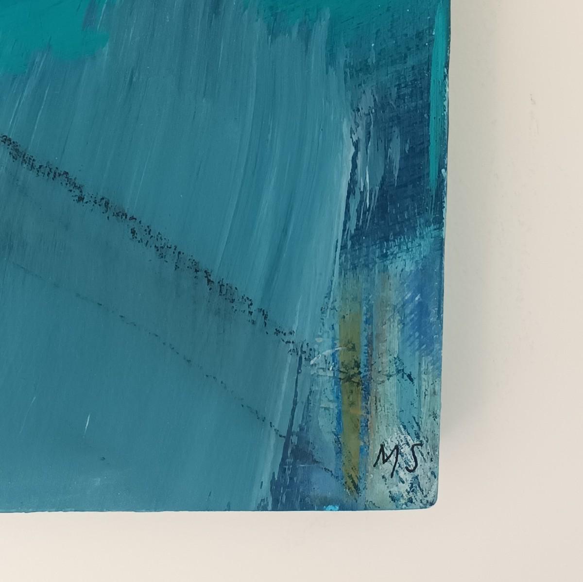 Zennor Calling II by Mary Scott, Original painting, Cornwall, Zennor, Abstract For Sale 3