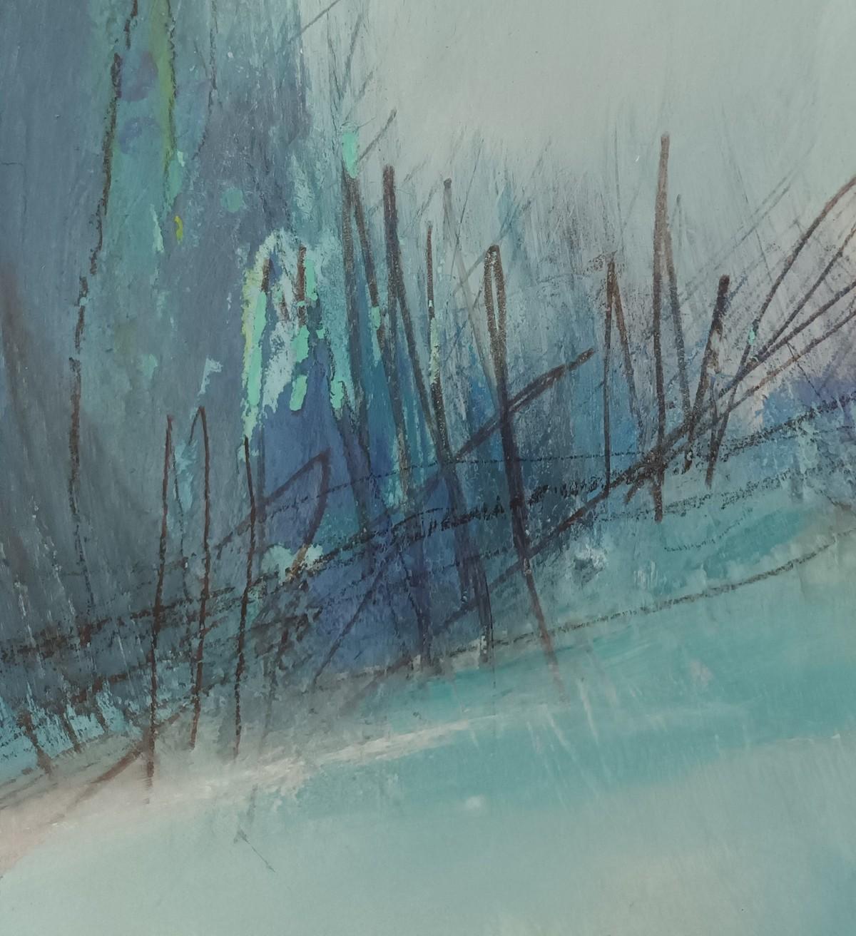 Zennor Calling II by Mary Scott, Original painting, Cornwall, Zennor, Abstract For Sale 4