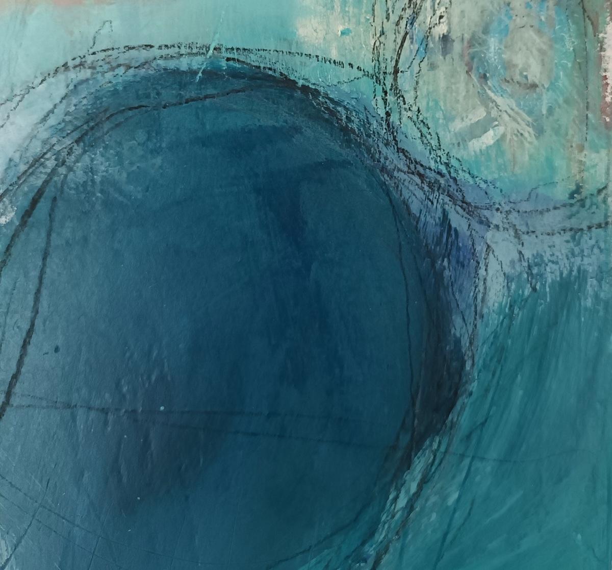 Zennor Calling II by Mary Scott, Original painting, Cornwall, Zennor, Abstract For Sale 5