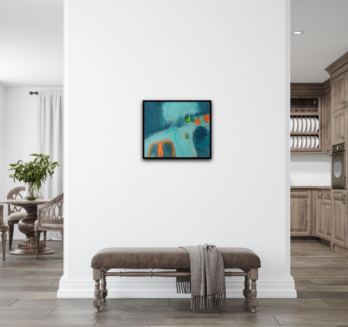 Zennor Calling II by Mary Scott, Original painting, Cornwall, Zennor, Abstract For Sale 7