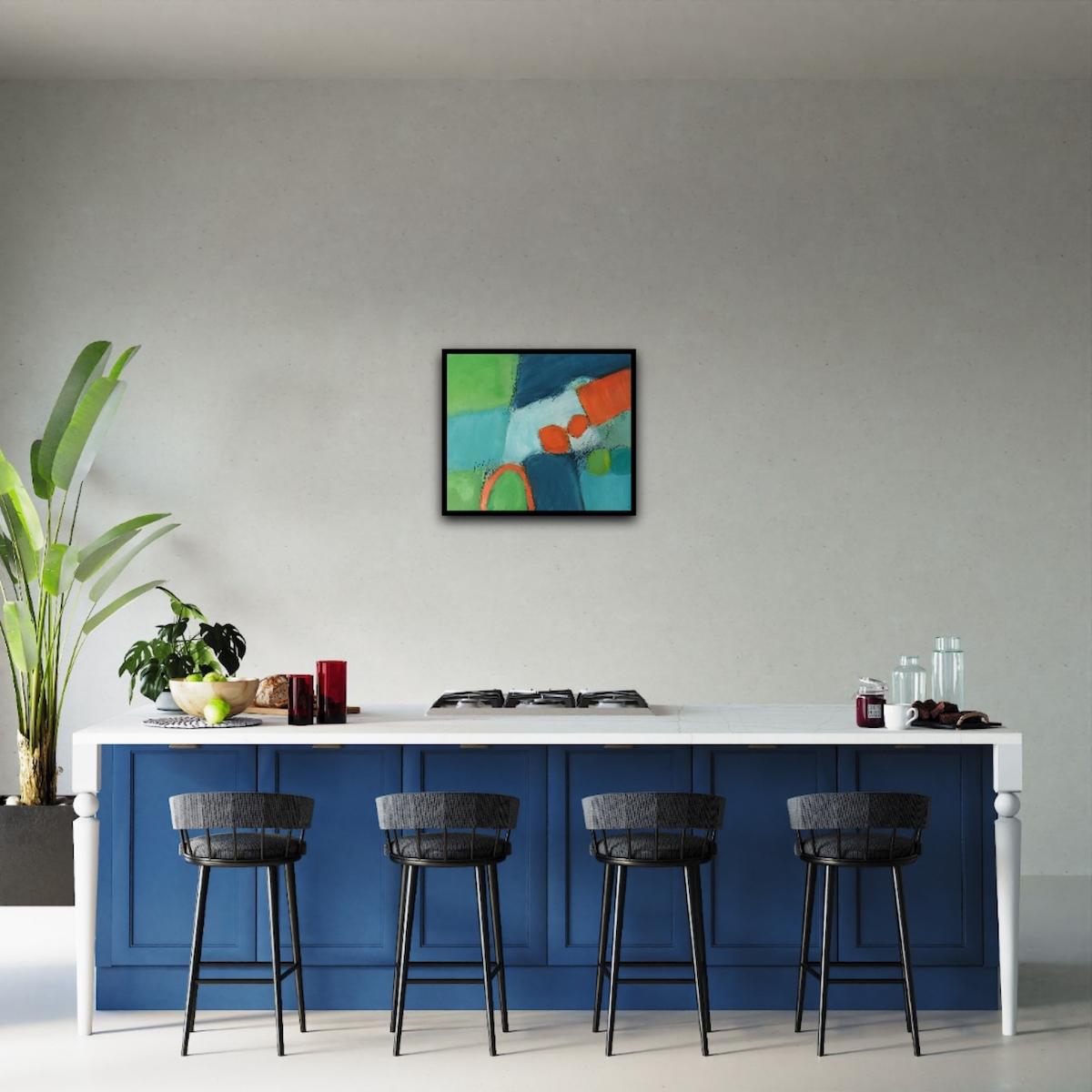 Zennor Calling III di Mary Scott, Pittura originale, Arte astratta, Cornovaglia in vendita 7