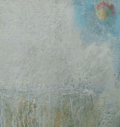 Listening to this day, original abstract painting, impressionist art