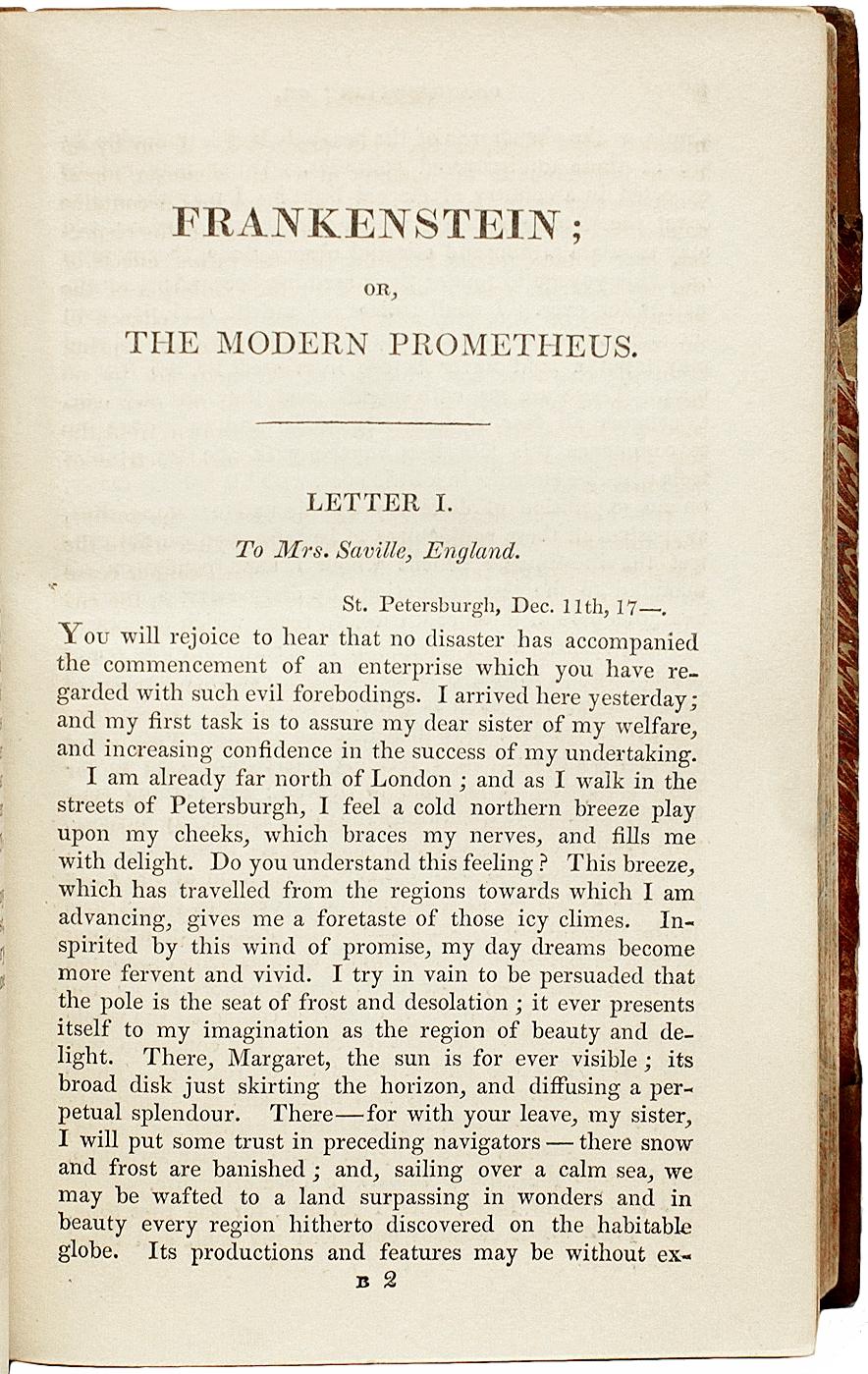 Mid-19th Century Mary SHELLEY. Frankenstein. 1831 - THIRD AND FIRST ILLUSTRATED EDITION ! For Sale