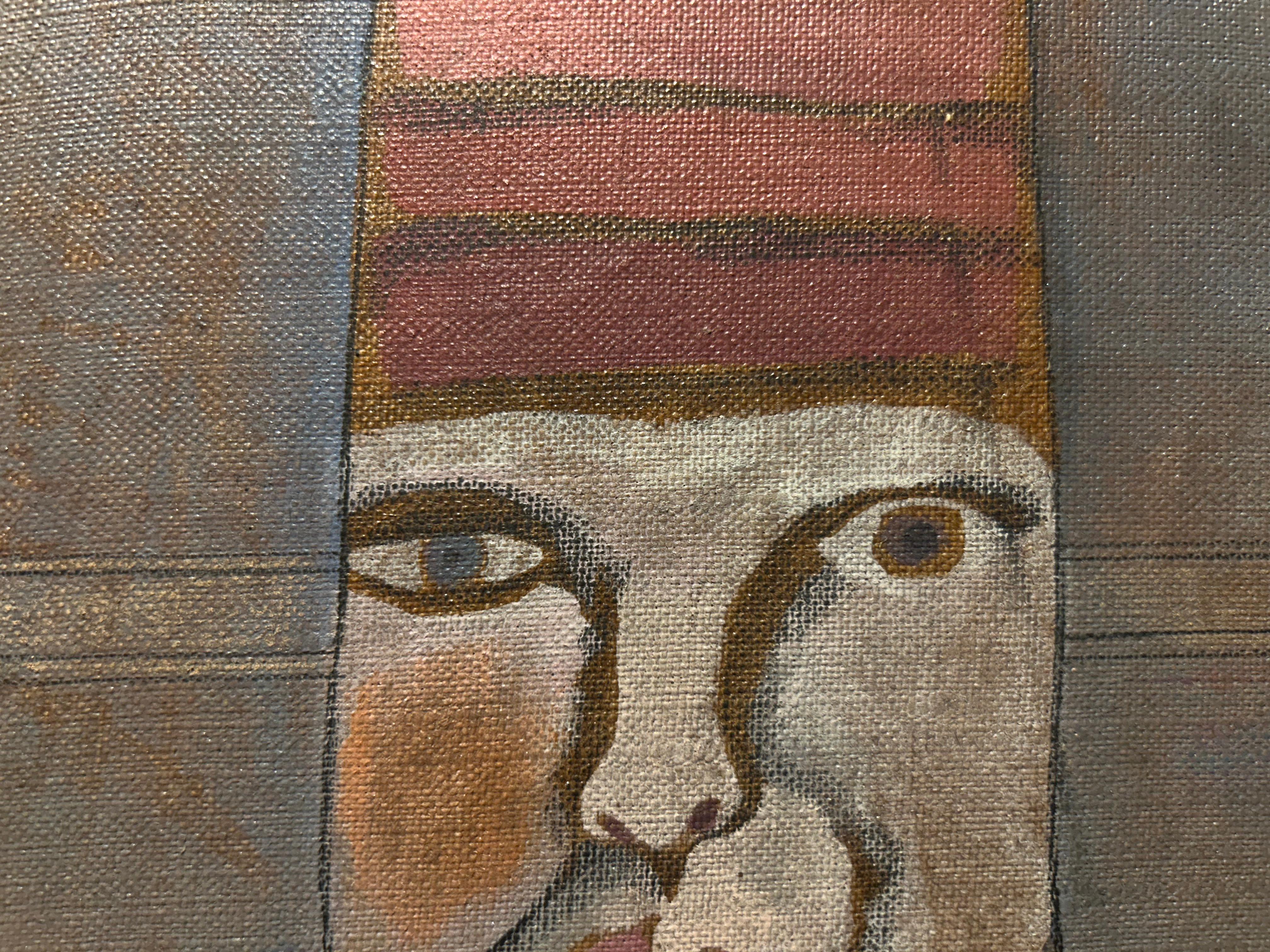 Nature morte d'un homme tenant un oiseau, artiste surréaliste femme de Cleveland en vente 3