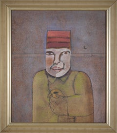 Still Life of Man Holding Bird, Surreal Cleveland Woman Artist