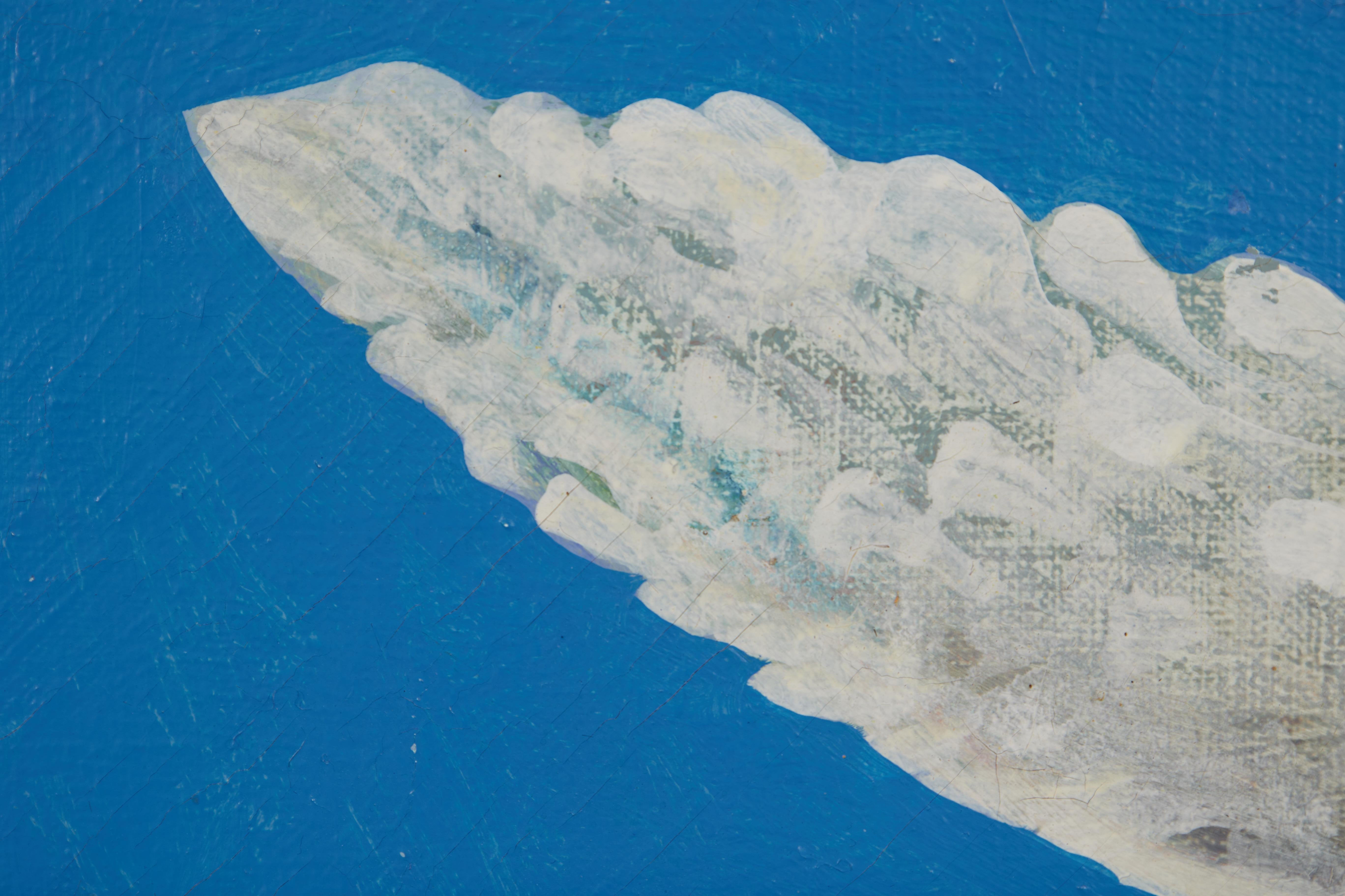 Surrealistische fliegende Fantasiefigur, Cleveland Frau Künstlerin (Surrealismus), Painting, von Mary Spain