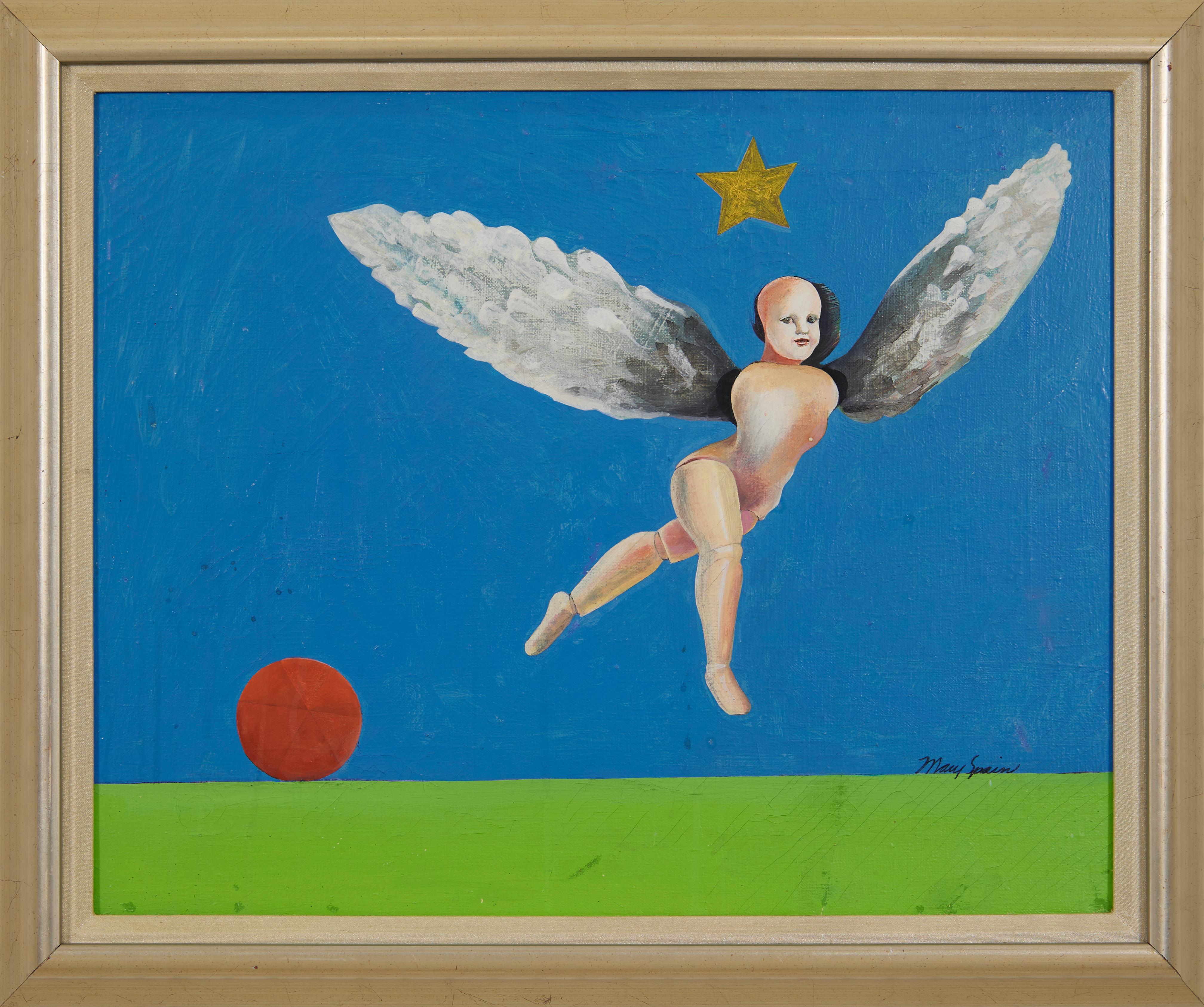 Surrealist Flying Fantasy Figure, Cleveland Woman Artist