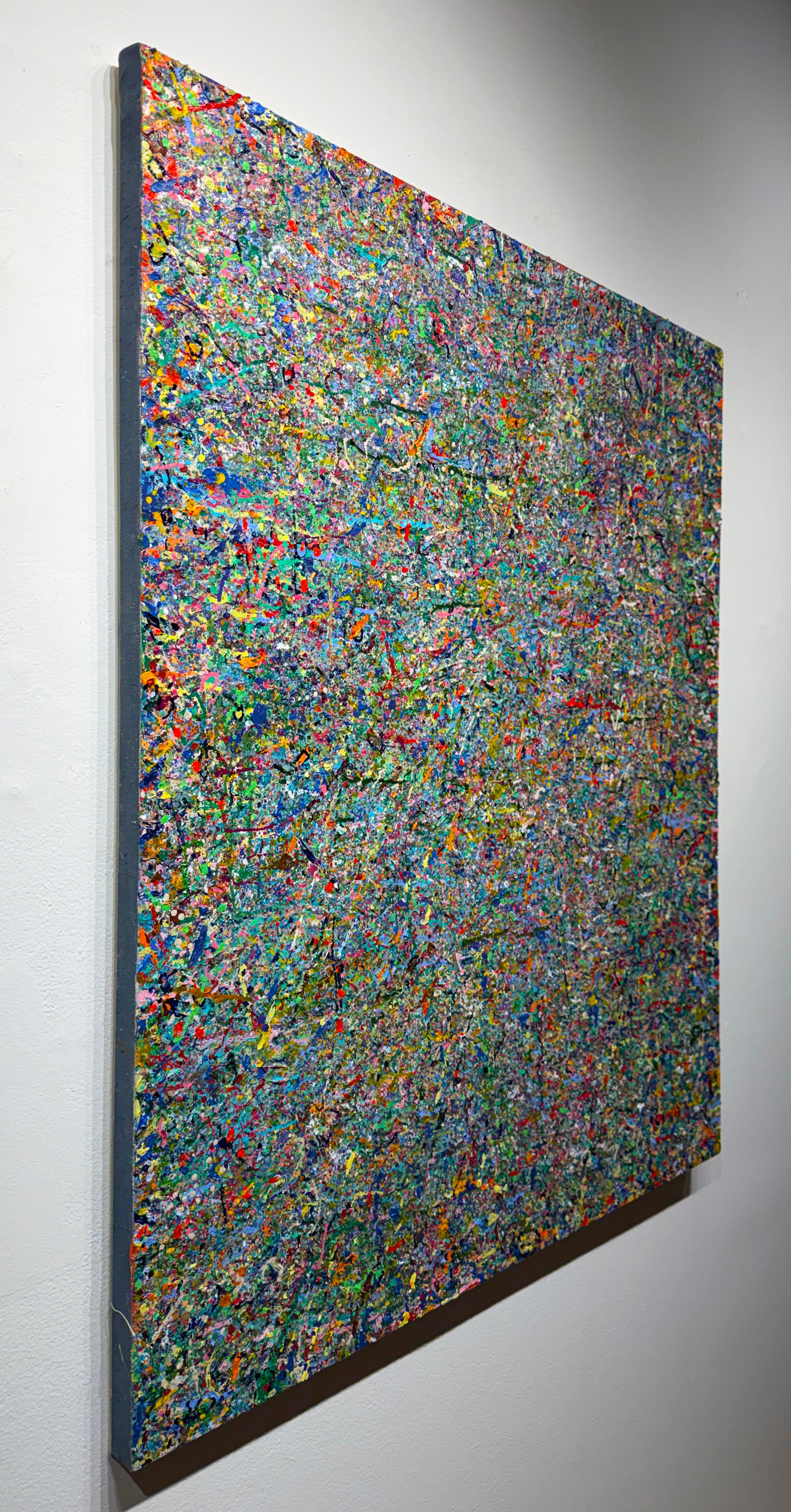 Mary Strasevicius - Identity Crisis, Brightly Colored Abstract Painting ...