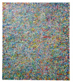 Identity Crisis, Brightly Colored Abstract Painting, Original Artwork