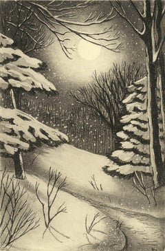 Vintage Silent Snow (Poetical imagery and Christmas memories in New England)