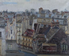 Mary Thorold - Mid 20th Century Oil, French Rooftops