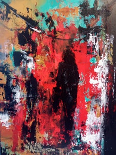 A Spree - Mary Titus - Abstract Painting - Acrylic On Canvas