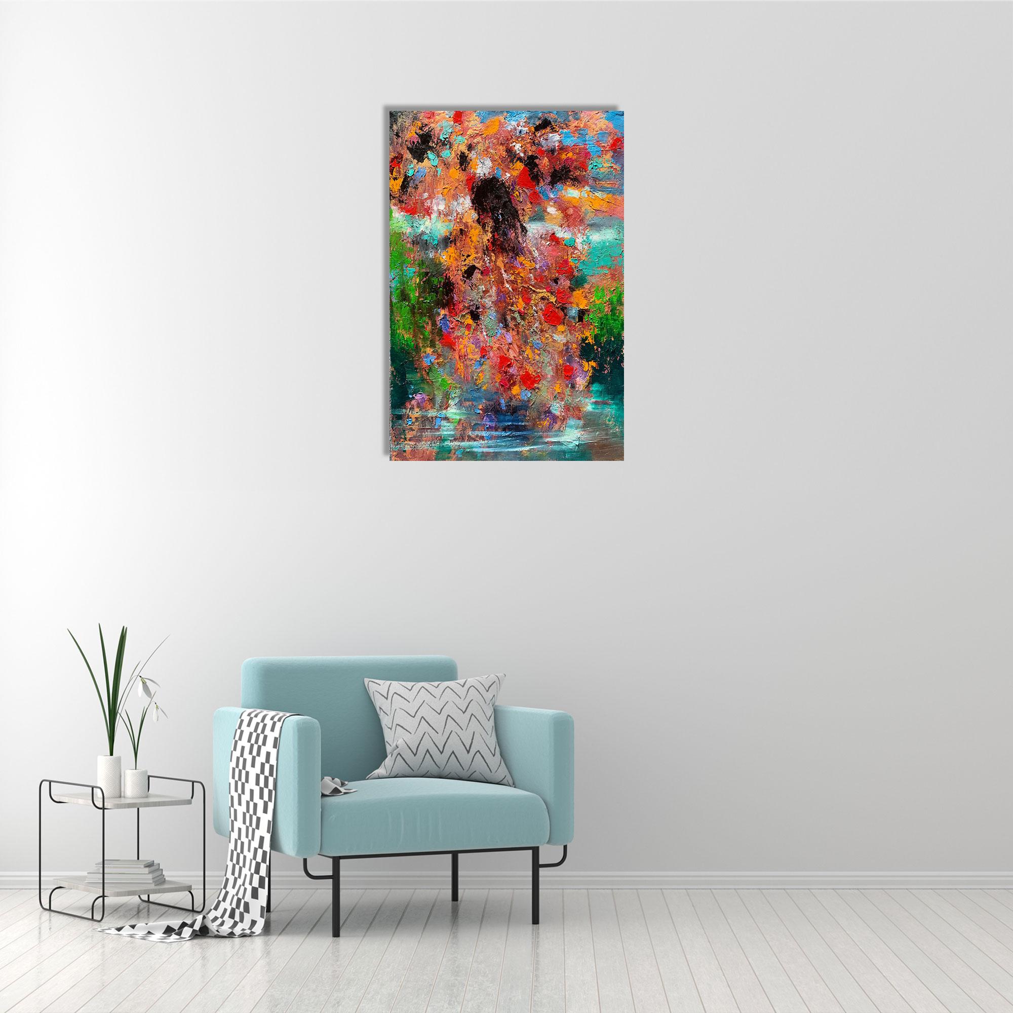 Colori - Mary Titus - Pittura astratta - Tecnica mista su tela 1