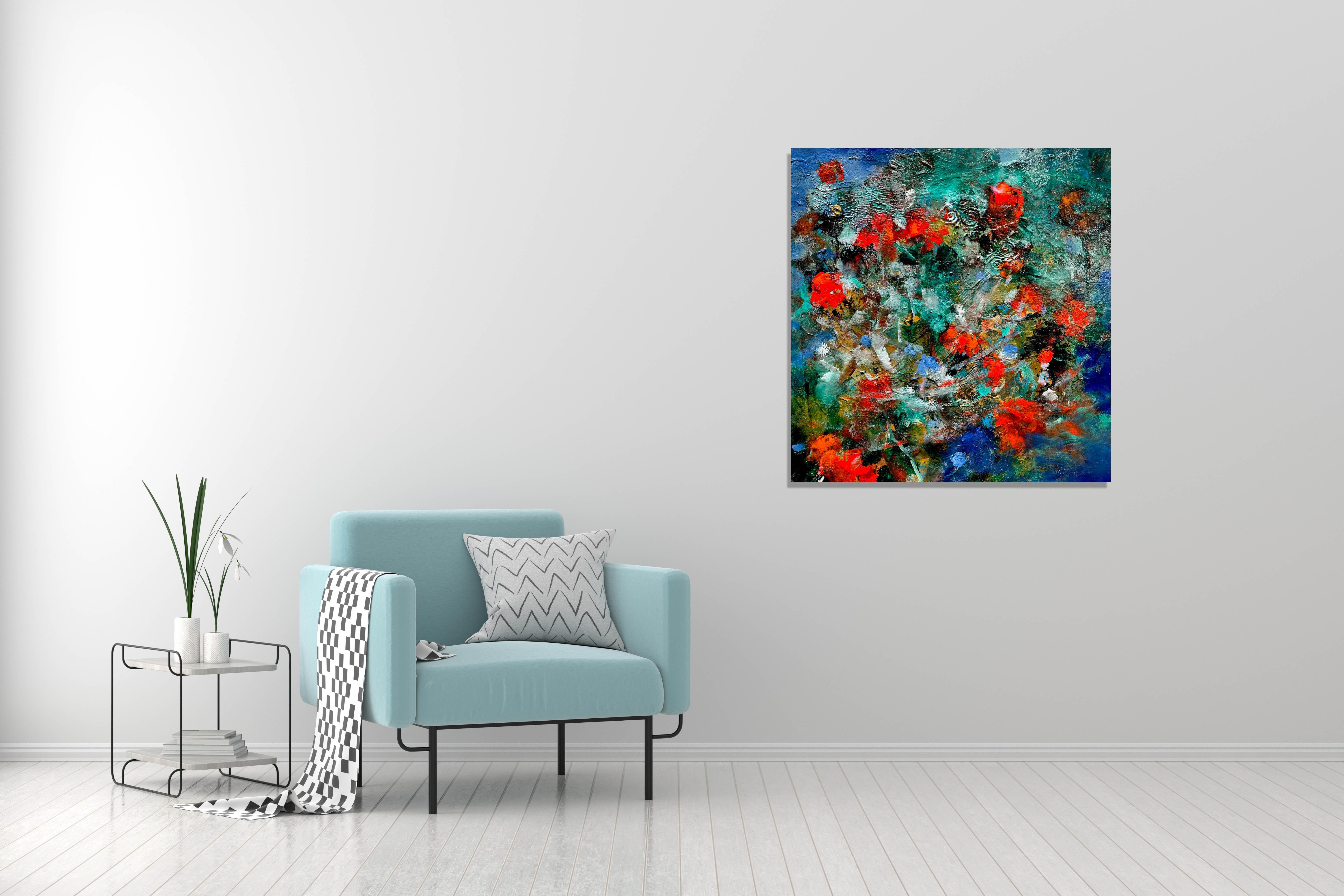 Jardin - Mary Titus - Peinture abstraite 1