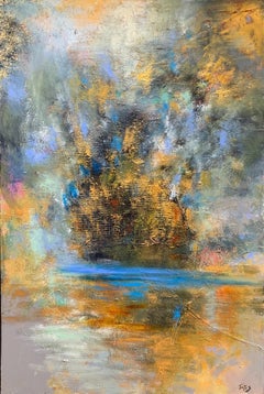 Golden Touch - Mary Titus - Peinture abstraite - Techniques mixtes sur toile