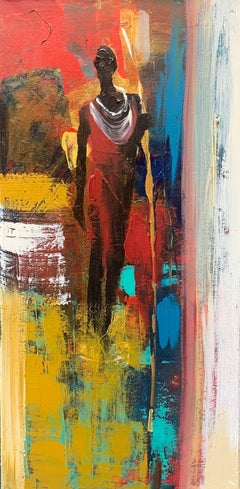 Masi Mara 2 - Mary Titus - Peinture abstraite - Huile sur toile