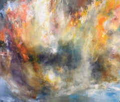 Mystified - Mary Titus - Peinture abstraite à l'acrylique sur toile